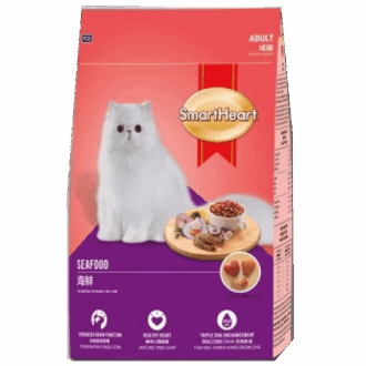 Cat Food Smart heart Seafood Complete.